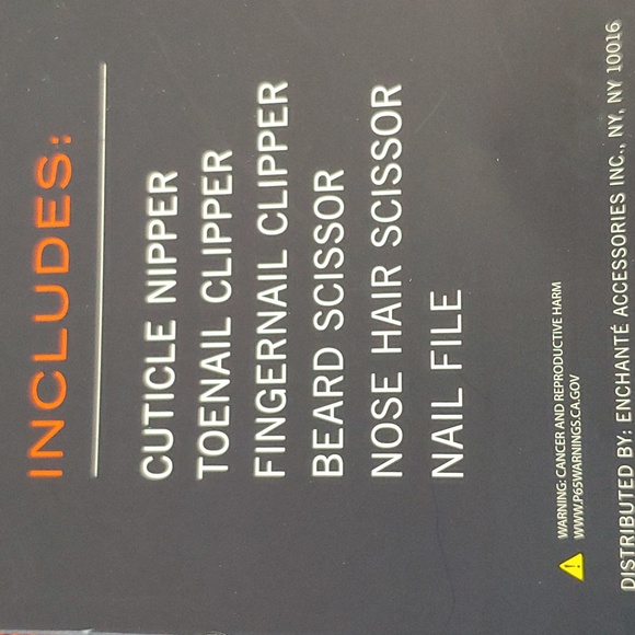 Nautica Men's Grooming Tool Kit with Storage Wallet, Stainless Steel - Picture 8 of 8